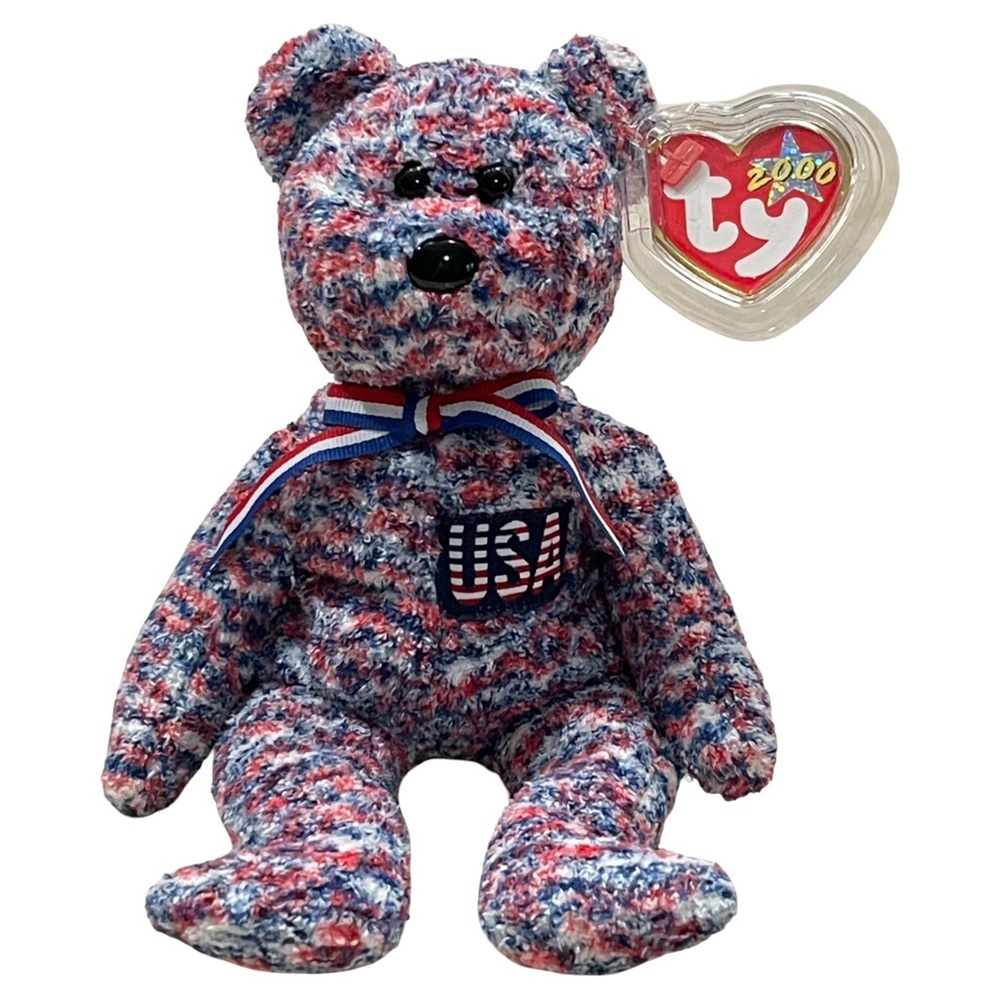 Ty Beanie Baby USA Bear